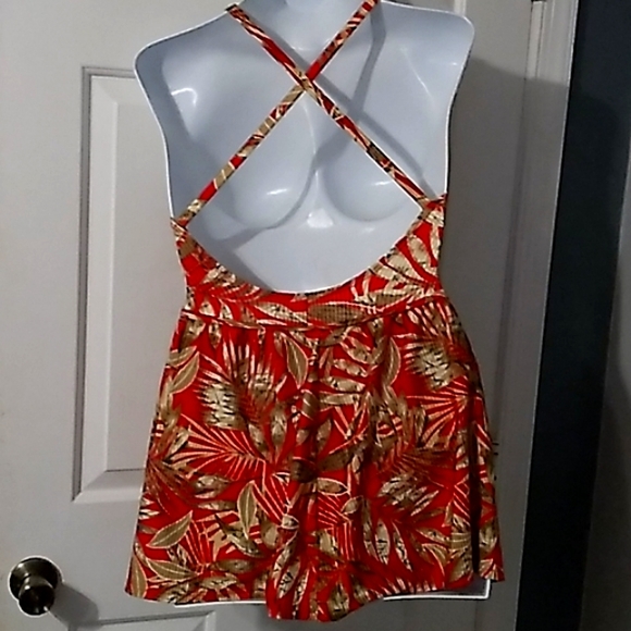 Womens swimsuit with skirt 2 pieces - Picture 3 of 4